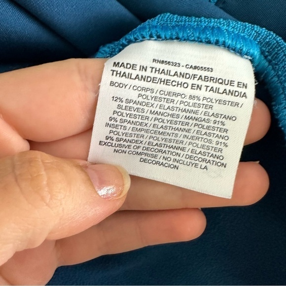 Nike Golf Tour Performance Mens Medium Blue 1/4 Zip Pullover Jacket Blue - Picture 4 of 5